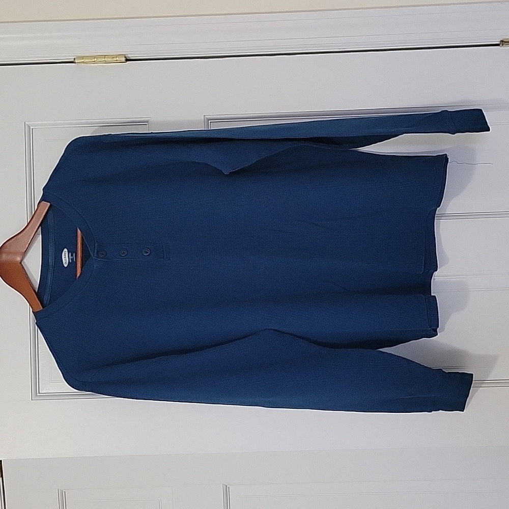 Old Navy Long Sleeve Thermal Henley Shirt